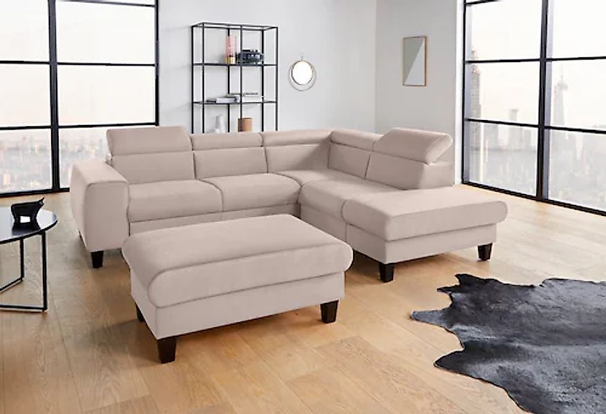 COTTA Polstergarnitur »Morven L-Form«, (Set), Set bestehend aus: Ecksofa mi günstig online kaufen