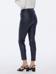 MONACO blue Lederimitathose Schlupfhose koerpernah in günstig online kaufen