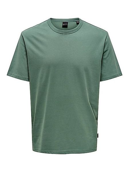 ONLY & SONS T-Shirt Weiches Rundhals Kurzarm ONSSMART Basic (1-tlg) ONSSMAR günstig online kaufen