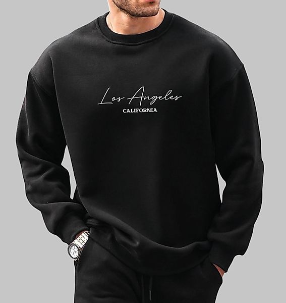 RMK Rundhalspullover Herren Pullover Langarmshirt Sweatshirt günstig online kaufen
