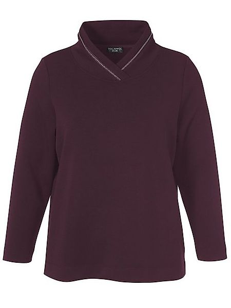 VIA APPIA DUE Sweatshirt aus unifarbenem Stoff günstig online kaufen