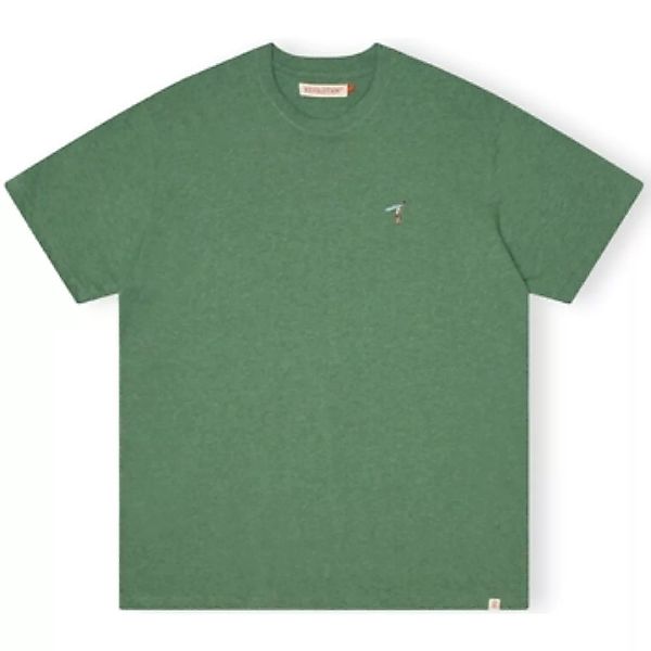 Revolution  T-Shirts & Poloshirts T-Shirt Loose 1366 GIR - Dust Green Melan günstig online kaufen
