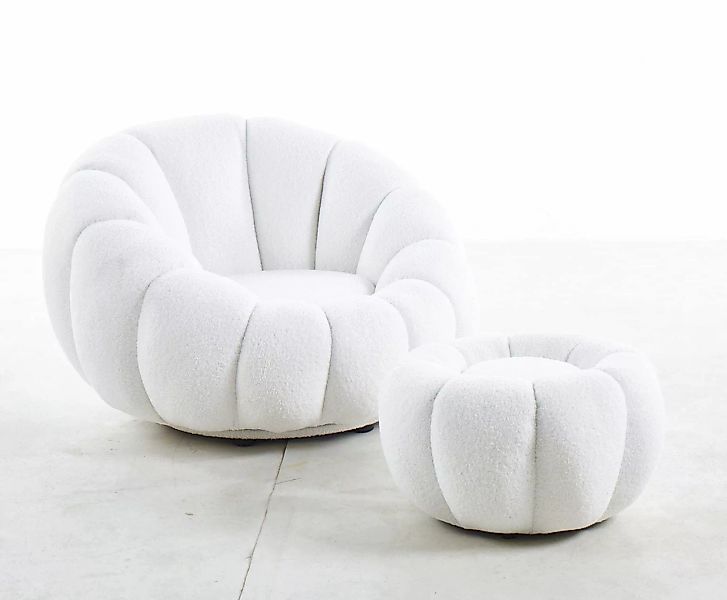 SalesFever Sessel "Bonn", (Set, 2 St.), Komfort-Set mit Drehhocker - 360 Fr günstig online kaufen