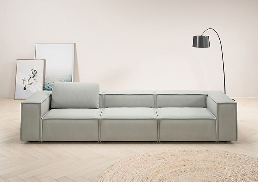 Home affaire 3,5-Sitzer »Watertown, modernes Big-Sofa XXL, 336 cm Breite, a günstig online kaufen