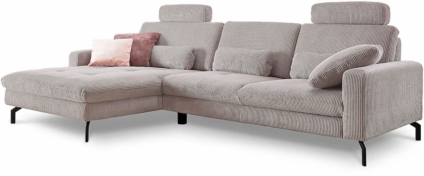 Die PlanBar Ecksofa "MP-IN20110 L-Form mit Federkern-Polsterung", optional günstig online kaufen