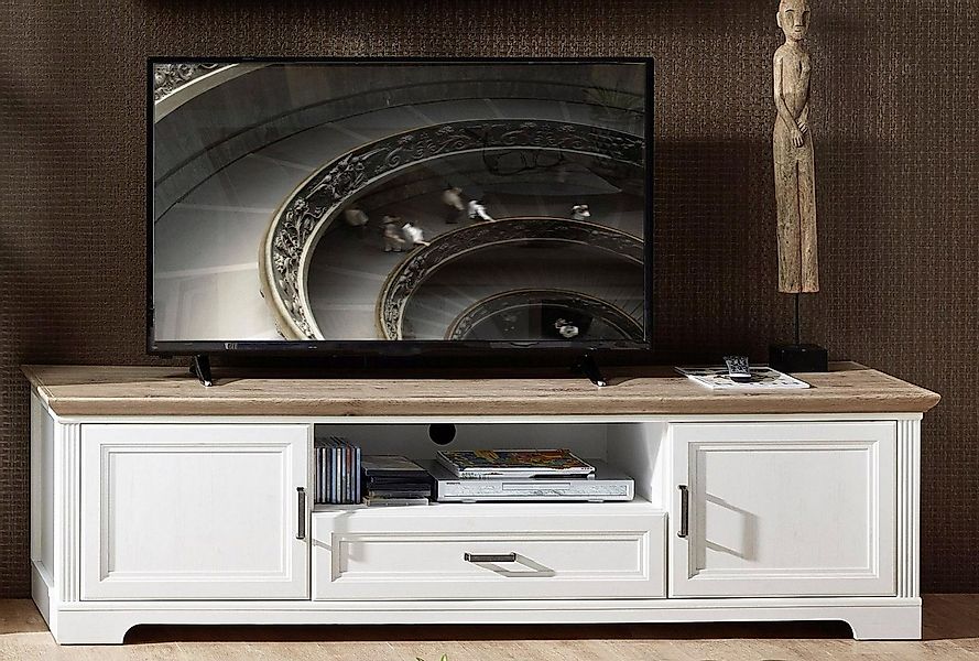 Innostyle Lowboard Jasmin, Breite 193 cm, 2 Holztüren, 1 Schubkasten, 1 off günstig online kaufen