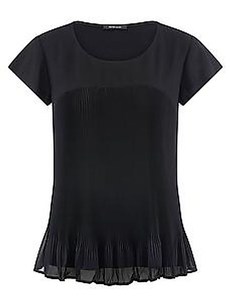 Shirt Rundhals-Ausschnitt Peter Hahn schwarz günstig online kaufen