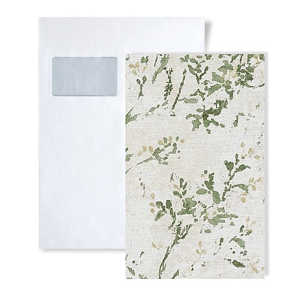 PROFHOME 1 MUSTERSTÜCK S-396504-GU DIN A4 MUSTER der Floralen Tapete günstig online kaufen