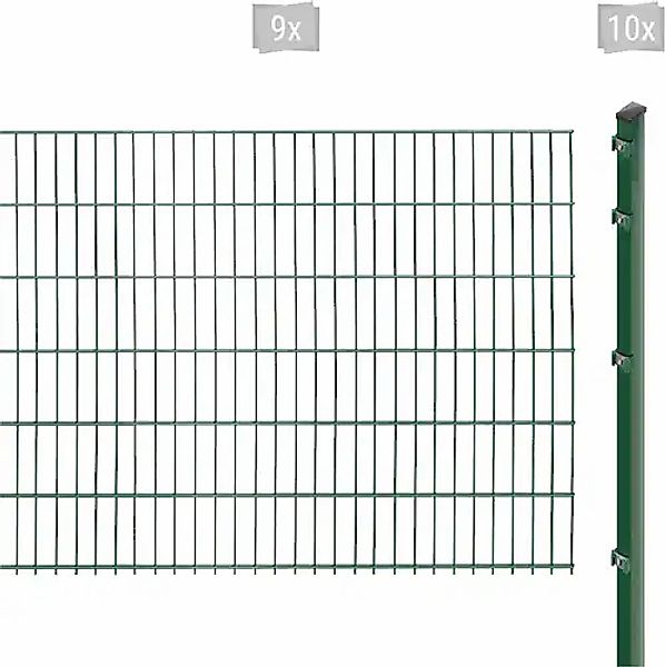 Arvotec Doppelstabmattenzaun »EXCLUSIVE 123 zum Einbetonieren« Zaunhöhe 123 günstig online kaufen