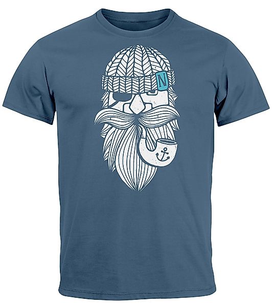 Neverless Print-Shirt Herren T-Shirt Printshirt Seemann günstig online kaufen
