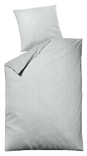 MONDO Bettwäsche MUSE, Salbeigrün, Baumwolle, Crinkleoptik, günstig online kaufen