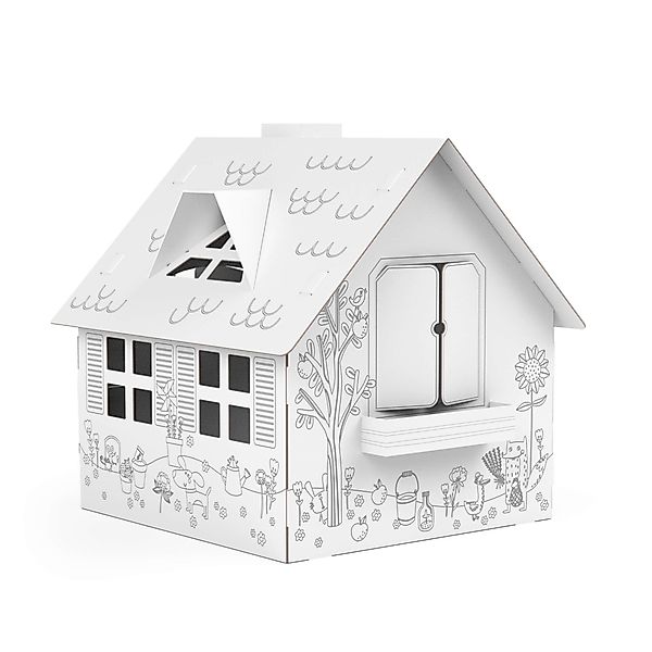 FOLDZILLA Spielhaus XXL Spielhaus Gartenhaus zum günstig online kaufen