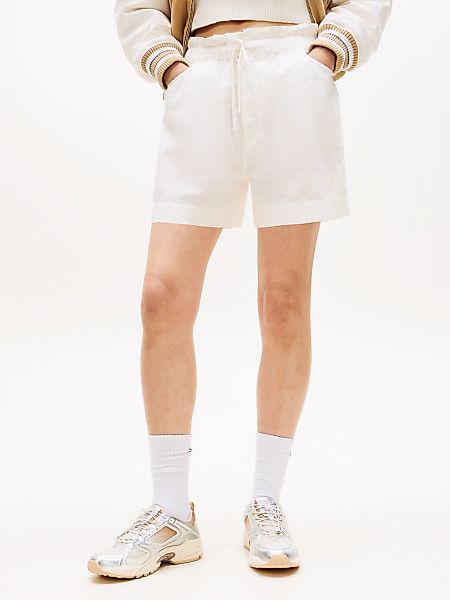 Tommy Jeans Shorts "TJW ESSENTIAL LINEN SHORTS" mit angesagtem Paperbag-Bun günstig online kaufen