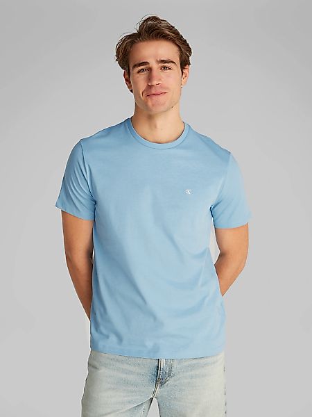 Calvin Klein Jeans T-Shirt "SS SMOOTH CTTN SOLID CREWNK TEE", mit Logo günstig online kaufen