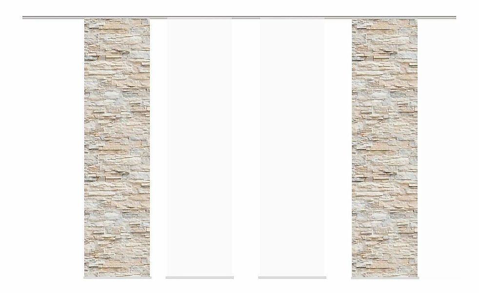 HOME Wohnideen Schiebevorhang   ¦ beige ¦ Maße (cm): B: 60 H: 245 Gardinen günstig online kaufen