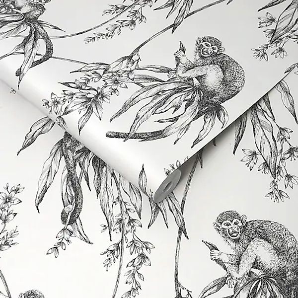 Superfresco Easy Vliestapete »Saimiri Monkey« animal print aufgeschäumt Sai günstig online kaufen