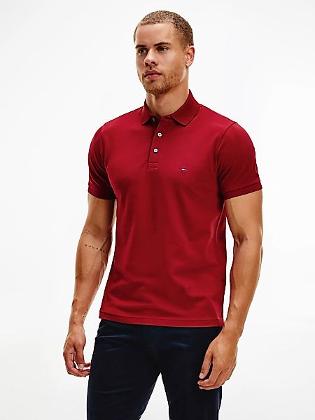 Tommy Hilfiger "1985 SLIM POLO" Markenstickerei, aus Baumwoll-Piqué günstig online kaufen