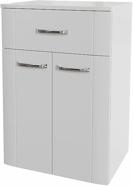 Saphir Unterschrank "Serie 3006 Badschrank 50cm breit mit 2 Türen, 1 Schubl günstig online kaufen