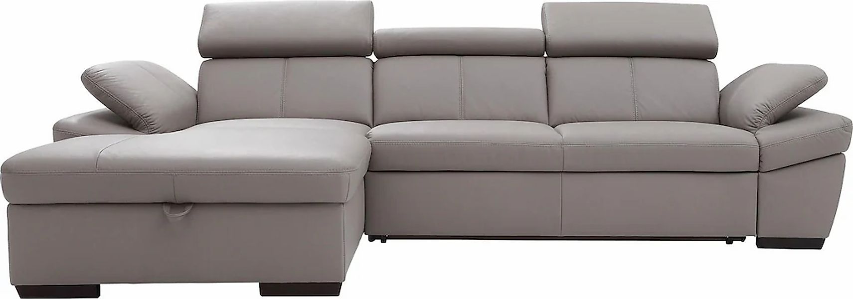 exxpo - sofa fashion Ecksofa "Salerno, Funktionssofa, Breite 280cm, hoher S günstig online kaufen