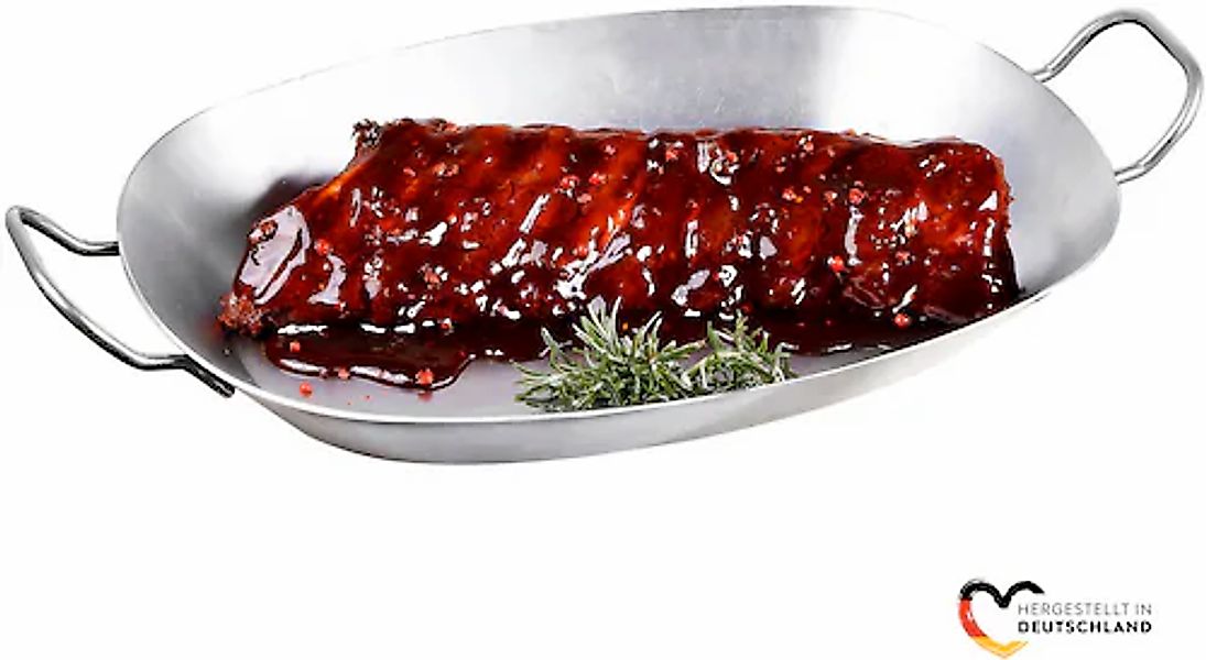 CHG Fischpfanne Eisen 1 Stk. tlg. oval, Induktion, Made in Germany günstig online kaufen