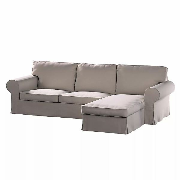 Bezug für Ektorp 2-Sitzer Sofa mit Recamiere, beige, Ektorp 2-Sitzer Sofabe günstig online kaufen