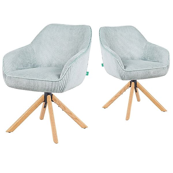 DUBI Möbel Polsterstuhl Mika-Luis 2er-Set, Federkern, günstig online kaufen