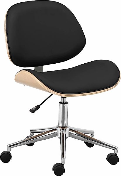 andas Bürostuhl "Kiruna" () 1 Kunstleder Kunstleder, mit Pappelholz Schale, günstig online kaufen