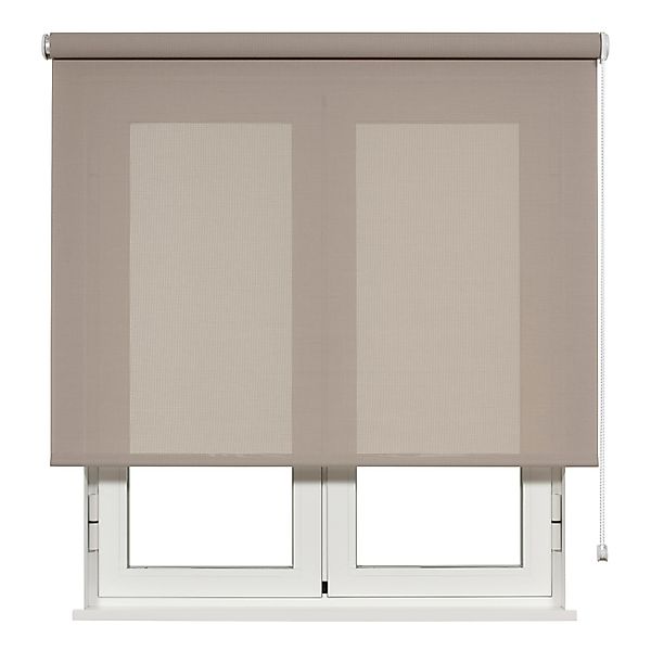 Viewtex Seitenzugrollo Screen 10% Öffnungsgrad Pebble 150 x 250 cm günstig online kaufen