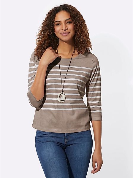 Casual Looks 3/4-Arm-Shirt "Ringelshirt", (1 tlg.) günstig online kaufen