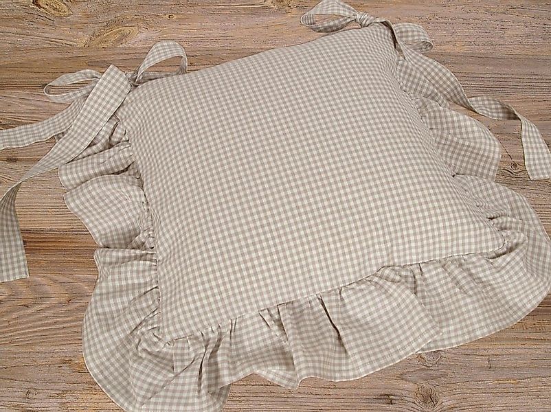 matches21 HOME & HOBBY Kissenbezüge Kissen-Bezug 40x40 cm Landhaus-Stil Stu günstig online kaufen