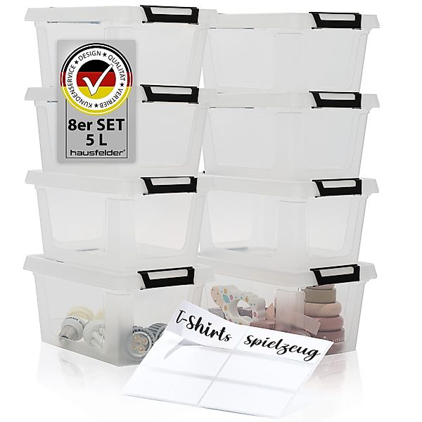 Hausfelder Aufbewahrungsbox Ordnungsboxen mit Deckel und günstig online kaufen