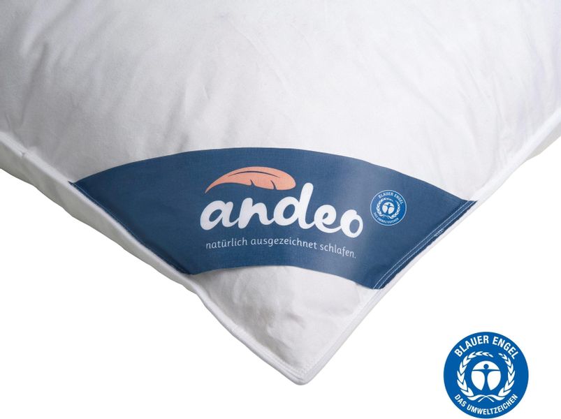 andeo Federkopfkissen "ANDEO" Füllung: 70% Federn & 30% Daune 1 Stk. tlg. N günstig online kaufen