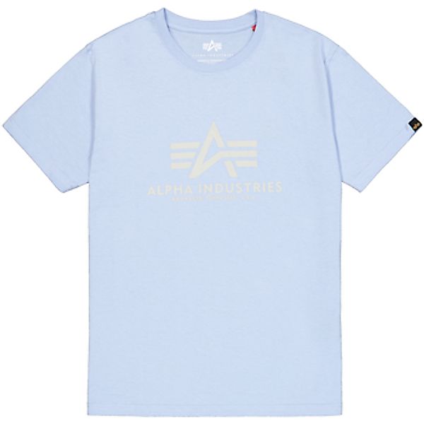 Alpha Industries  T-Shirt Basic T-Shirt BL - artic blue günstig online kaufen