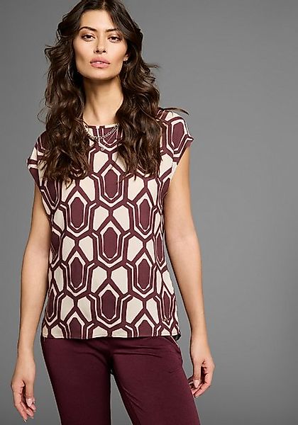 Laura Scott Druckbluse mit asymetrischem Saum günstig online kaufen