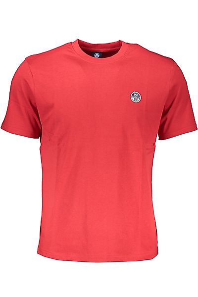 North Sails T-Shirt Herren Rot Kurzarm günstig online kaufen