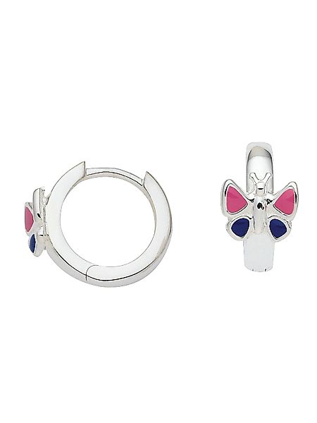 Adelia´s Paar Ohrhänger "1 Paar 925 Silber Ohrringe / Creolen Schmetterling günstig online kaufen