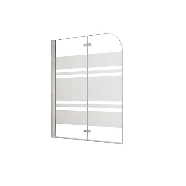 AICA 90x140cm Faltwand 2 teilig Badewanneaufsatz Duschwand Badwannenfaltwän günstig online kaufen