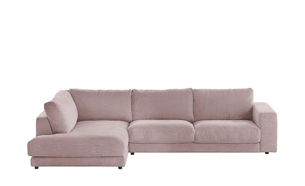 Jette Home Ecksofa Cord Sila ¦ rosa/pink ¦ Maße (cm): B: 325 H: 85 T: 224.0 günstig online kaufen