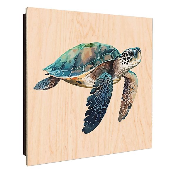 Banjado Großer Schlüsselkasten Holz 30x30cm Schwarz Scharnier Links 50 Hake günstig online kaufen