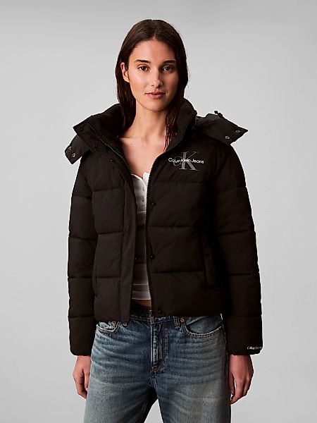 Calvin Klein Jeans Steppjacke mit Kapuze Stehkragen, in kurzer Form, abnehm günstig online kaufen