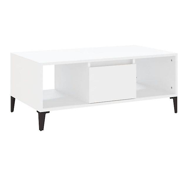 vidaXL Couchtisch Couchtisch Weiß 90x50x36,5 cm Holzwerkstoff (1-St) günstig online kaufen