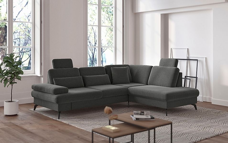 sit&more Ecksofa "Morris L-Form, inkl. Sitztiefenverstellung", wahlweise mi günstig online kaufen