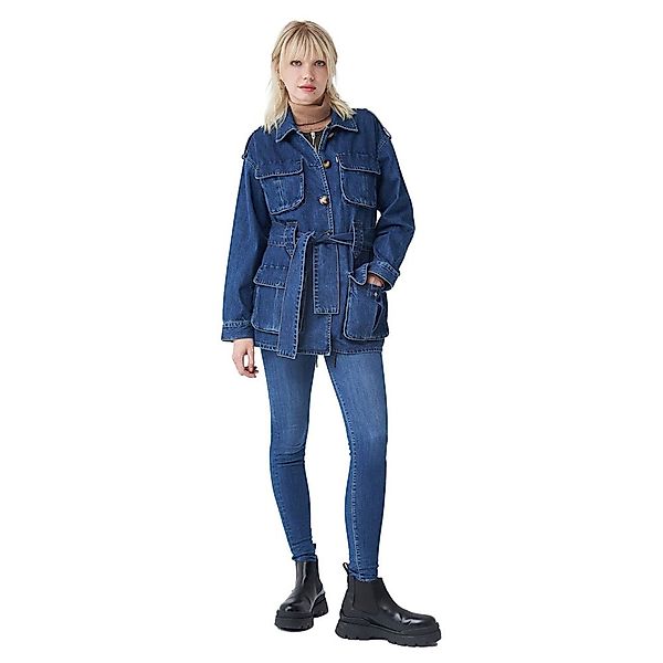 Salsa Jeans 124888-850 / Long Denim Coat With Interior Parka Jacket Parka M günstig online kaufen