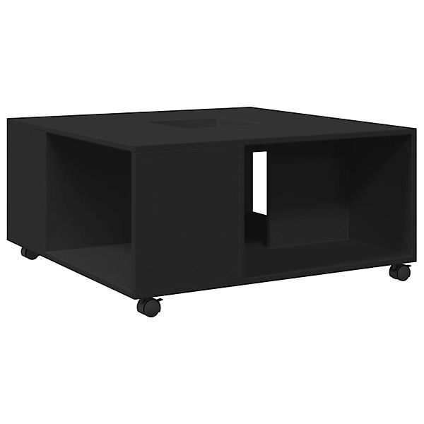 vidaXL Couchtisch Schwarz 80x80x40 cm Holzwerkstoff 853174 günstig online kaufen