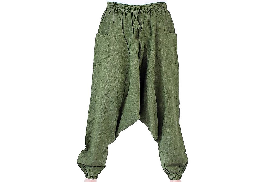 BUDDHA arts&more Haremshose Einfarbige Haremshose aus Nepal elastischer Bun günstig online kaufen