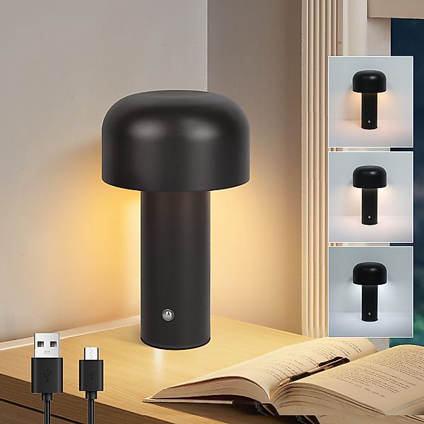 Nettlife LED Tischleuchte Dimmbar Kabellos Akku günstig online kaufen