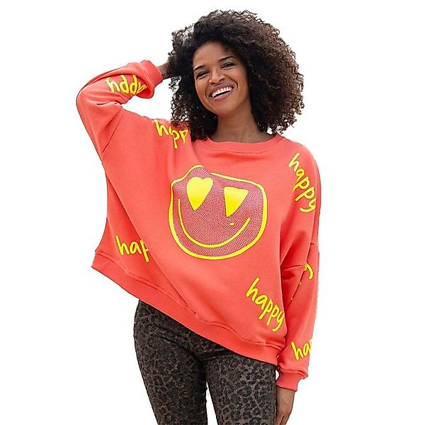 Miss Goodlife Sweater Miss Goodlife MG9380 Sweatshirt Happy, Heartface Stra günstig online kaufen