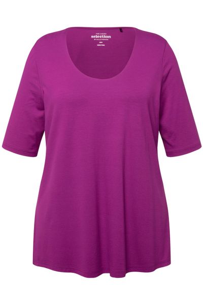 Ulla Popken T-Shirt Shirt 1/2 Arm günstig online kaufen