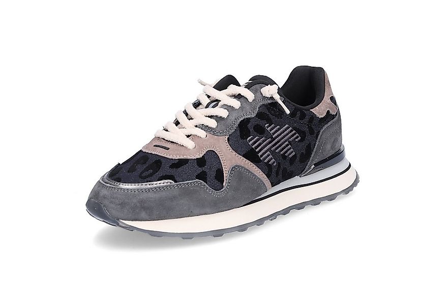 Maripé Maripé Damen Sneaker Amsterdam grau leo Sneaker günstig online kaufen