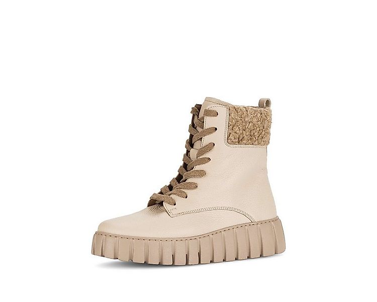 Gabor Plateau Stiefelette Materialmix Leder/Lederimitat Plateaustiefelette günstig online kaufen